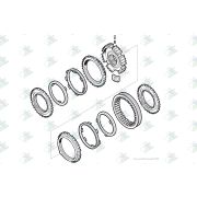 Синхронизатор КПП 1-й/2-й передачи (с муфтой) 8S-151/16S151/181/221 EURORICAMBI