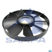 Крыльчатка гидромуфты MAN TGA D2866,2876,2840 9 лопастей SAMPA