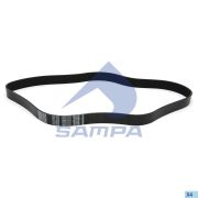 Ремень ручейковый Volvo (D13-вентилятор) 10PK1512 SAMPA