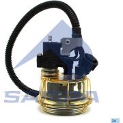 Крышка фильтра сепаратора (колба) Volvo,RVI (на WK1040/1x) (подогрев+датчик воды) STELLOX