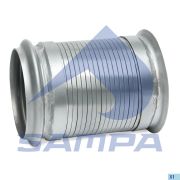 Гофра глушителя Scania с фланцами Stellox