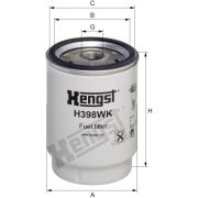 Фильтр топливный сепаратора MAN TGX,TGS Hengst