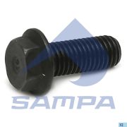 Болт шкворня прицепа M14*2*35 (Высокопрочные каленые) (не в потай) Sampa