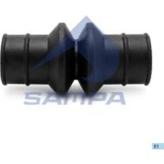 Патрубок резиновый (шланг, стоит на патрубке забора воздуха)  VOLVO FH/FM/FMX SAMPA