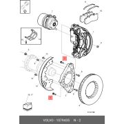 Болт крепления поворотного кулака M20*2*65 VOLVO