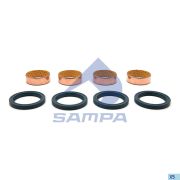 Ремкомплект разжимного кулака Scania 4 (задний 4 втулки + 4 сальника) SAMPA