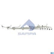 Трубки нагнетательные ТНВД MAN D2866 Турбо (Одинаковые гайки) SAMPA