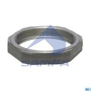Гайка ступицы SAF M120x2 левая SAMPA