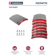 Тормозная накладка SAF 19477/78 (новые 420*203mm) MARSHALL