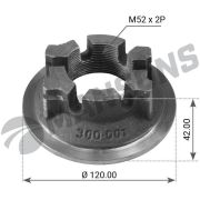 Гайка ступицы корончатая BPW M52*2 S&K GMBH