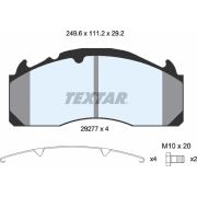 Тормозная колодка дисковая VOLVO Tirexs