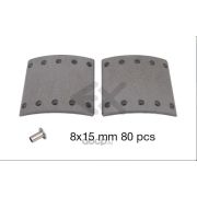 Тормозная накладка BPW (420x180mm) EXOVO