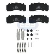 Тормозная колодка дисковая Actros/BPW/Scania/SHACMAN X6000(перед)/FOTON AUMAN(перед/зад)/JAC K7(зад) FOMAR