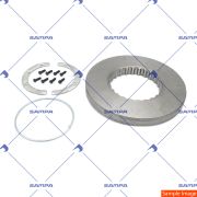 Диск тормозной RVI/Volvo D=435 mm (не вентилируемый, с комплектом) SAMPA