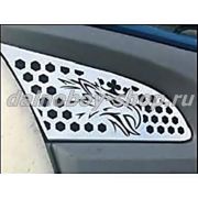 Накладка на решетку радиатора верхняя часть SCANIA (2009-2011) INOX