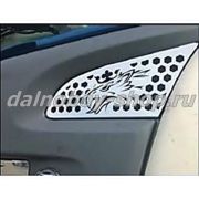 Накладка на решетку радиатора верхняя часть SCANIA (2004-2009) INOX